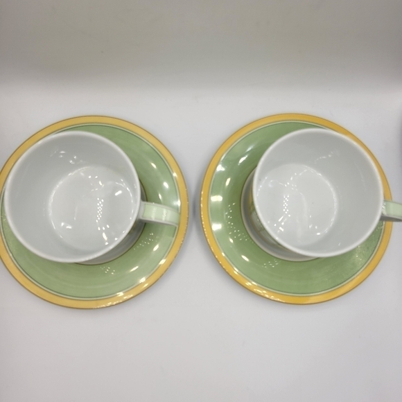 Mikasa English Rose (Porcelain) SL112 - 2 1/2" Flat Cup & Saucer - set of 2 - Picture 2 of 6